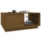 vidaXL Mesa de centro madera maciza de pino marrón miel 80x50x35,5 cm vidaXL Mesa de centro madera maciza de pino marrón miel 80x50x35,5 cm