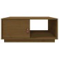 vidaXL Mesa de centro madera maciza de pino marrón miel 80x50x35,5 cm vidaXL Mesa de centro madera maciza de pino marrón miel 80x50x35,5 cm