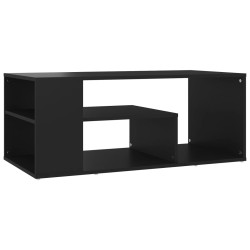 vidaXL Mesa de centro madera contrachapada gris 100x50x40 cm