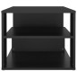 vidaXL Mesa de centro madera contrachapada gris 100x50x40 cm