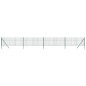 vidaXL Cerca de alambre de acero galvanizado verde 1x10 m
