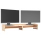 vidaXL Soporte para monitor madera maciza de pino 100x24x16 cm