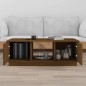 vidaXL Mesa de centro madera maciza de pino marrón miel 100x50x35 cm vidaXL Mesa de centro madera maciza de pino marrón miel 100x50x35 cm