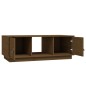 vidaXL Mesa de centro madera maciza de pino marrón miel 100x50x35 cm vidaXL Mesa de centro madera maciza de pino marrón miel 100x50x35 cm