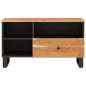 vidaXL Mueble de TV madera acacia y madera de ingeniería 80x33x46 cm vidaXL Mueble de TV madera acacia y madera de ingeniería 80x33x46 cm