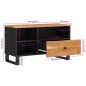 vidaXL Mueble de TV madera acacia y madera de ingeniería 80x33x46 cm vidaXL Mueble de TV madera acacia y madera de ingeniería 80x33x46 cm