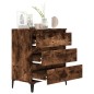 vidaXL Aparador madera contrachapada color roble ahumado 60x35x70 cm vidaXL Aparador madera contrachapada color roble ahumado 60x35x70 cm