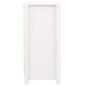 vidaXL Aparador de madera maciza de pino blanco 100x35x74,5 cm