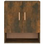 vidaXL Armario de pared madera contrachapada roble ahumado 60x31x70 cm vidaXL Armario de pared madera contrachapada roble ahumado 60x31x70 cm