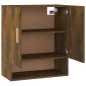 vidaXL Armario de pared madera contrachapada roble ahumado 60x31x70 cm vidaXL Armario de pared madera contrachapada roble ahumado 60x31x70 cm