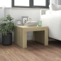 vidaXL Mesa de centro de madera contrachapada color roble 50x50x35 cm vidaXL Mesa de centro de madera contrachapada color roble 50x50x35 cm