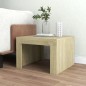 vidaXL Mesa de centro de madera contrachapada color roble 50x50x35 cm vidaXL Mesa de centro de madera contrachapada color roble 50x50x35 cm