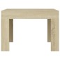 vidaXL Mesa de centro de madera contrachapada color roble 50x50x35 cm vidaXL Mesa de centro de madera contrachapada color roble 50x50x35 cm