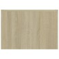 vidaXL Mesa de centro de madera contrachapada color roble 50x50x35 cm vidaXL Mesa de centro de madera contrachapada color roble 50x50x35 cm