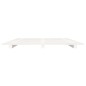 vidaXL Estructura de cama madera maciza de pino blanco 135x190 cm