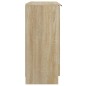 vidaXL Aparador de madera contrachapada color roble Sonoma 60x30x70 cm vidaXL Aparador de madera contrachapada color roble Sonoma 60x30x70 cm