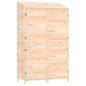 vidaXL Cobertizo de jardín madera maciza de abeto 102x52x174,5 cm vidaXL Cobertizo de jardín madera maciza de abeto 102x52x174,5 cm