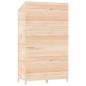 vidaXL Cobertizo de jardín madera maciza de abeto 102x52x174,5 cm vidaXL Cobertizo de jardín madera maciza de abeto 102x52x174,5 cm