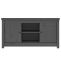 vidaXL Mueble de TV de madera maciza de pino gris 103x36,5x52 cm vidaXL Mueble de TV de madera maciza de pino gris 103x36,5x52 cm
