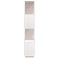vidaXL Estantería/divisor de espacios madera pino blanco 80x25x132 cm vidaXL Estantería/divisor de espacios madera pino blanco 80x25x132 cm
