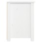 vidaXL Mesitas de noche 2 uds madera maciza de pino blanco 40x35x49 cm vidaXL Mesitas de noche 2 uds madera maciza de pino blanco 40x35x49 cm