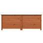vidaXL Baúl para cojines madera de abeto maciza marrón 150x50x56 cm vidaXL Baúl para cojines madera de abeto maciza marrón 150x50x56 cm