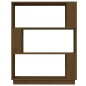 vidaXL Estantería/divisor madera de pino marrón miel 80x25x101 cm vidaXL Estantería/divisor madera de pino marrón miel 80x25x101 cm