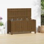 vidaXL Caja de almacenaje jardín madera pino marrón miel 115x49x60 cm vidaXL Caja de almacenaje jardín madera pino marrón miel 115x49x60 cm