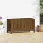 vidaXL Caja de almacenaje jardín madera pino marrón miel 115x49x60 cm vidaXL Caja de almacenaje jardín madera pino marrón miel 115x49x60 cm
