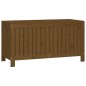 vidaXL Caja de almacenaje jardín madera pino marrón miel 115x49x60 cm vidaXL Caja de almacenaje jardín madera pino marrón miel 115x49x60 cm