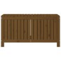 vidaXL Caja de almacenaje jardín madera pino marrón miel 115x49x60 cm vidaXL Caja de almacenaje jardín madera pino marrón miel 115x49x60 cm