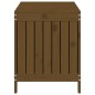 vidaXL Caja de almacenaje jardín madera pino marrón miel 115x49x60 cm vidaXL Caja de almacenaje jardín madera pino marrón miel 115x49x60 cm