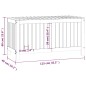 vidaXL Caja de almacenaje jardín madera pino marrón miel 115x49x60 cm vidaXL Caja de almacenaje jardín madera pino marrón miel 115x49x60 cm