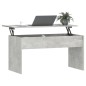 vidaXL Mesa de centro contrachapada gris hormigón 102x50,5x52,5 cm vidaXL Mesa de centro contrachapada gris hormigón 102x50,5x52,5 cm