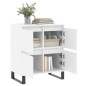 vidaXL Aparador de madera contrachapada blanco 60x35x70 cm vidaXL Aparador de madera contrachapada blanco 60x35x70 cm