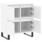 vidaXL Aparador de madera contrachapada blanco 60x35x70 cm vidaXL Aparador de madera contrachapada blanco 60x35x70 cm
