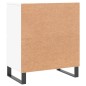 vidaXL Aparador de madera contrachapada blanco 60x35x70 cm vidaXL Aparador de madera contrachapada blanco 60x35x70 cm