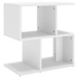 vidaXL Mesita de noche madera contrachapada blanco 50x30x51,5cm vidaXL Mesita de noche madera contrachapada blanco 50x30x51,5cm