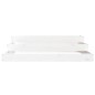vidaXL Jardinera madera maciza de pino blanco 107x107x27 cm vidaXL Jardinera madera maciza de pino blanco 107x107x27 cm