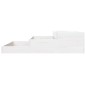 vidaXL Jardinera madera maciza de pino blanco 107x107x27 cm vidaXL Jardinera madera maciza de pino blanco 107x107x27 cm
