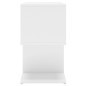 vidaXL Mesita de noche madera contrachapada blanco 50x30x51,5cm vidaXL Mesita de noche madera contrachapada blanco 50x30x51,5cm