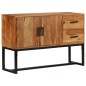 vidaXL Aparador madera maciza de acacia marrón 110x30x70 cm vidaXL Aparador madera maciza de acacia marrón 110x30x70 cm