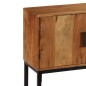 vidaXL Aparador madera maciza de acacia marrón 110x30x70 cm vidaXL Aparador madera maciza de acacia marrón 110x30x70 cm
