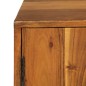 vidaXL Aparador madera maciza de acacia marrón 110x30x70 cm vidaXL Aparador madera maciza de acacia marrón 110x30x70 cm
