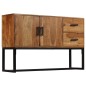 vidaXL Aparador madera maciza de acacia marrón 110x30x70 cm vidaXL Aparador madera maciza de acacia marrón 110x30x70 cm