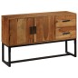 vidaXL Aparador madera maciza de acacia marrón 110x30x70 cm vidaXL Aparador madera maciza de acacia marrón 110x30x70 cm