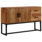 vidaXL Aparador madera maciza de acacia marrón 110x30x70 cm vidaXL Aparador madera maciza de acacia marrón 110x30x70 cm