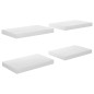 vidaXL Estante flotante de pared 4 uds MDF blanco brillo 40x23x3,8 cm vidaXL Estante flotante de pared 4 uds MDF blanco brillo 40x23x3,8 cm