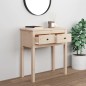 vidaXL Mesa consola madera maciza de pino 70x35x75 cm vidaXL Mesa consola madera maciza de pino 70x35x75 cm