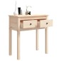 vidaXL Mesa consola madera maciza de pino 70x35x75 cm vidaXL Mesa consola madera maciza de pino 70x35x75 cm